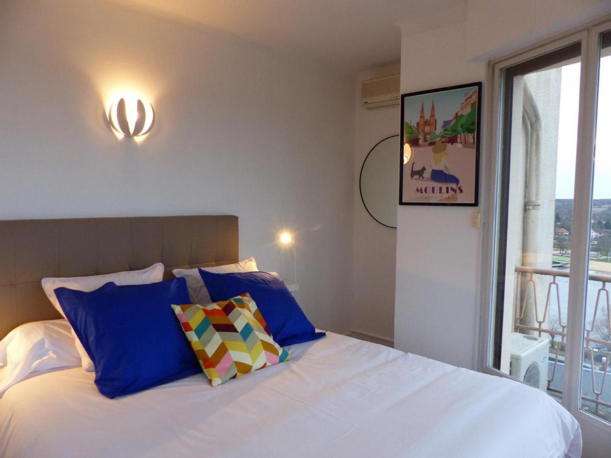 Appartement Panoramique Au Centre De Moulins Avec Terrasse, 2 Chambres, Et Equipements Modernes - Fr-1-489-412 Dış mekan fotoğraf