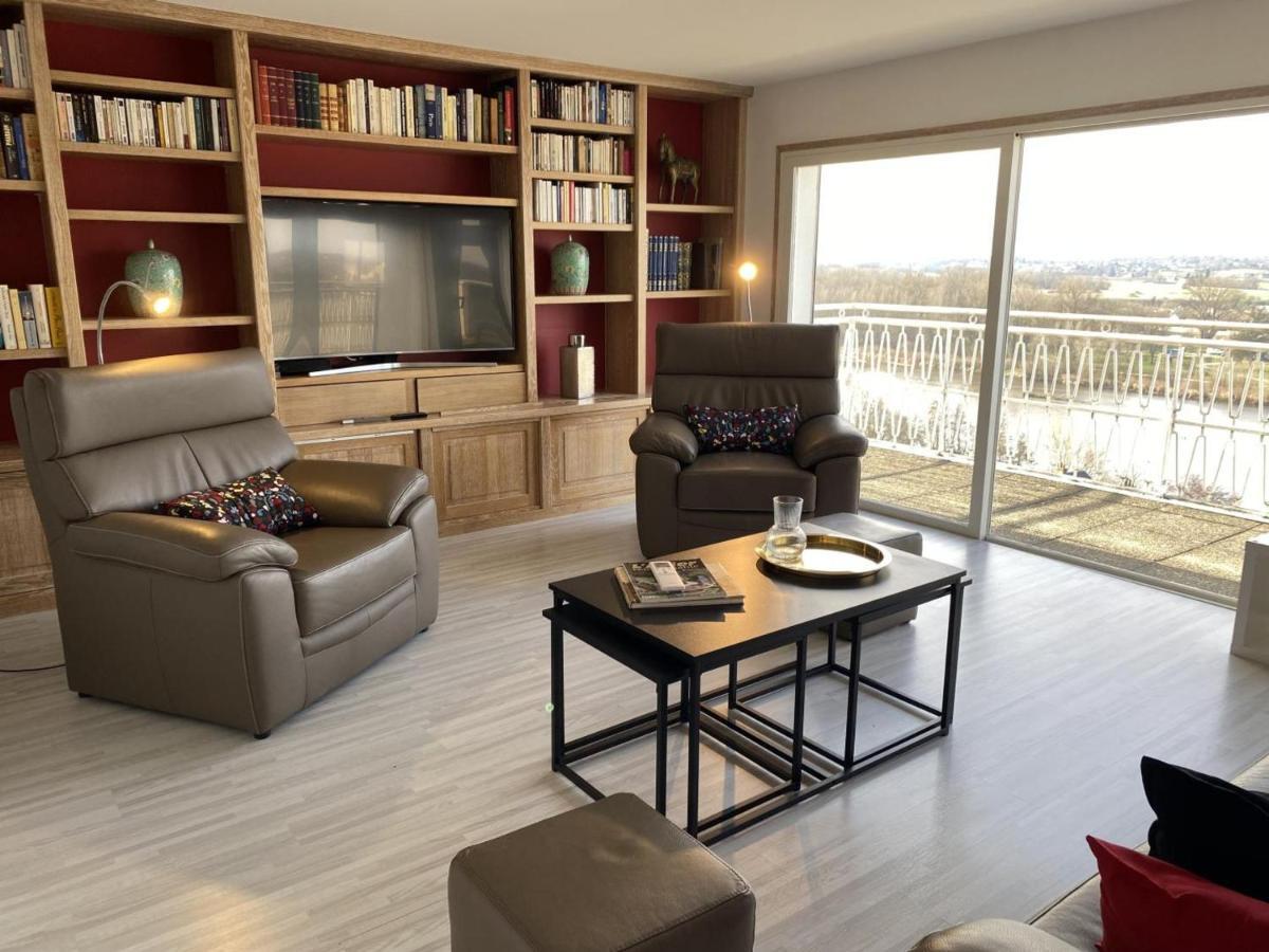 Appartement Panoramique Au Centre De Moulins Avec Terrasse, 2 Chambres, Et Equipements Modernes - Fr-1-489-412 Dış mekan fotoğraf